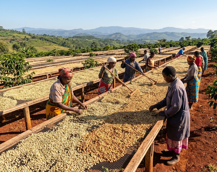 내추럴 커피 생산과정