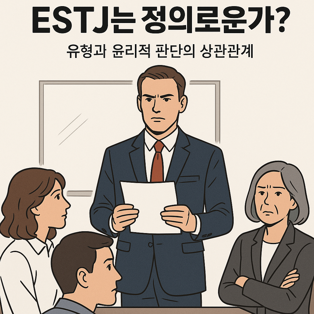ESTJ는 왜 정의로워 보일까? 성격 유형과 윤리적 판단의 진실