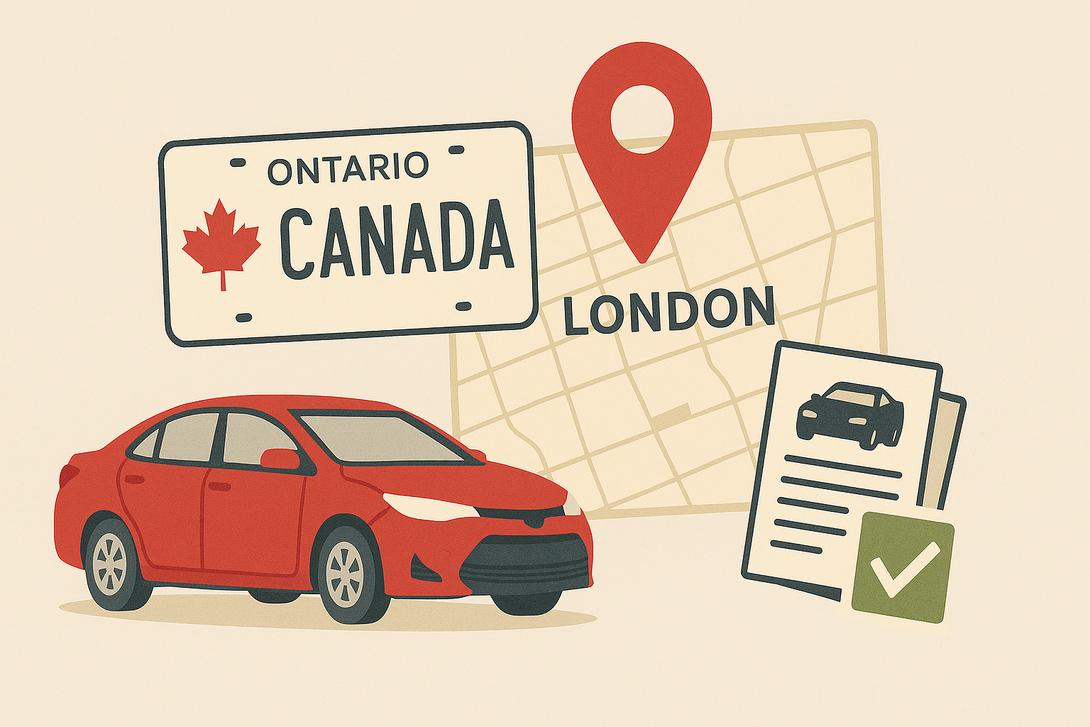 캐나다 런던 유학생 가정을 위한 자동차 구매와 등록 가이드: 신차부터 보험까지