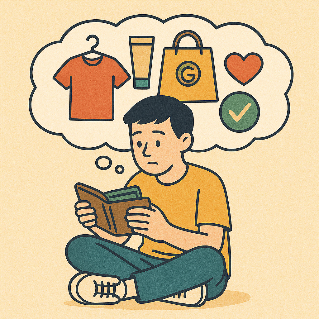 10대 아이에게 소비란 무엇이고 왜 선택이 중요한가?를 교육하는 이미지