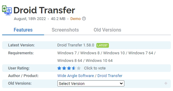 Droid-Transfer