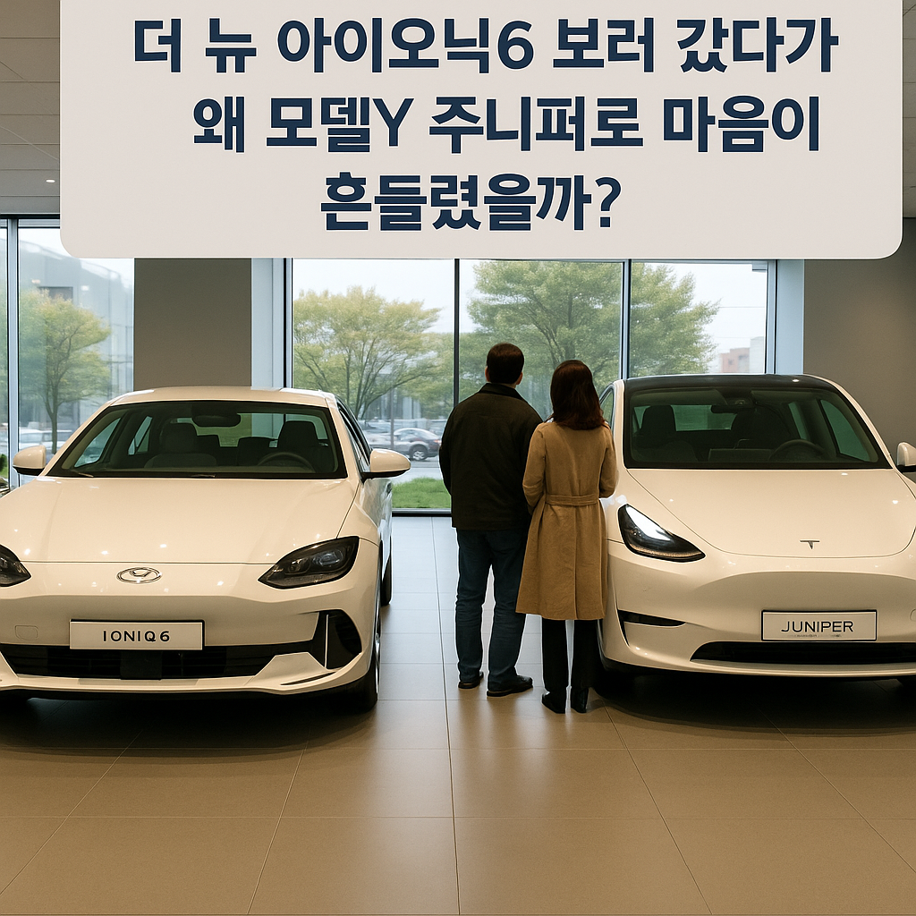 더 뉴 아이오닉과 모델 Y 주니퍼 비교