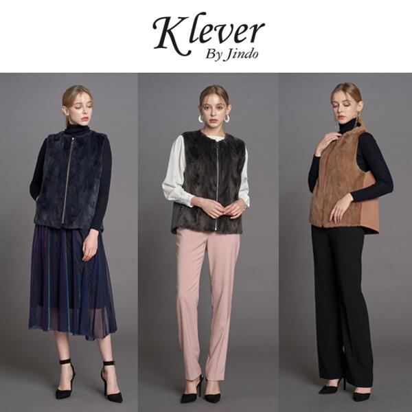 진도끌레베 진도 Klever 울 콤비 밍크베스트 K4W1MV01