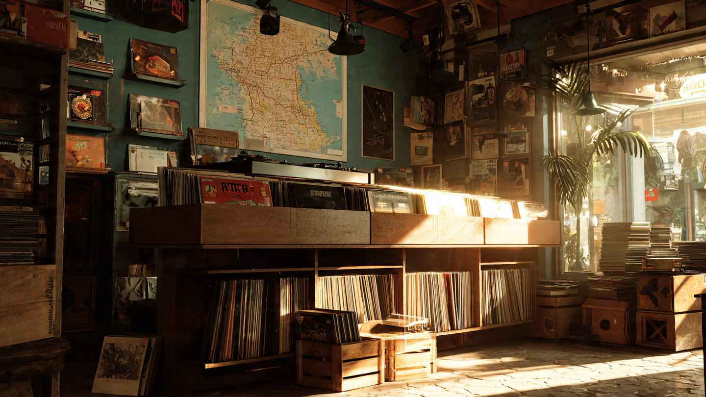 레코드샵 매장 투어의 설렘