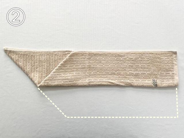 호텔식 수건 접기 수건 예쁘게 개는법