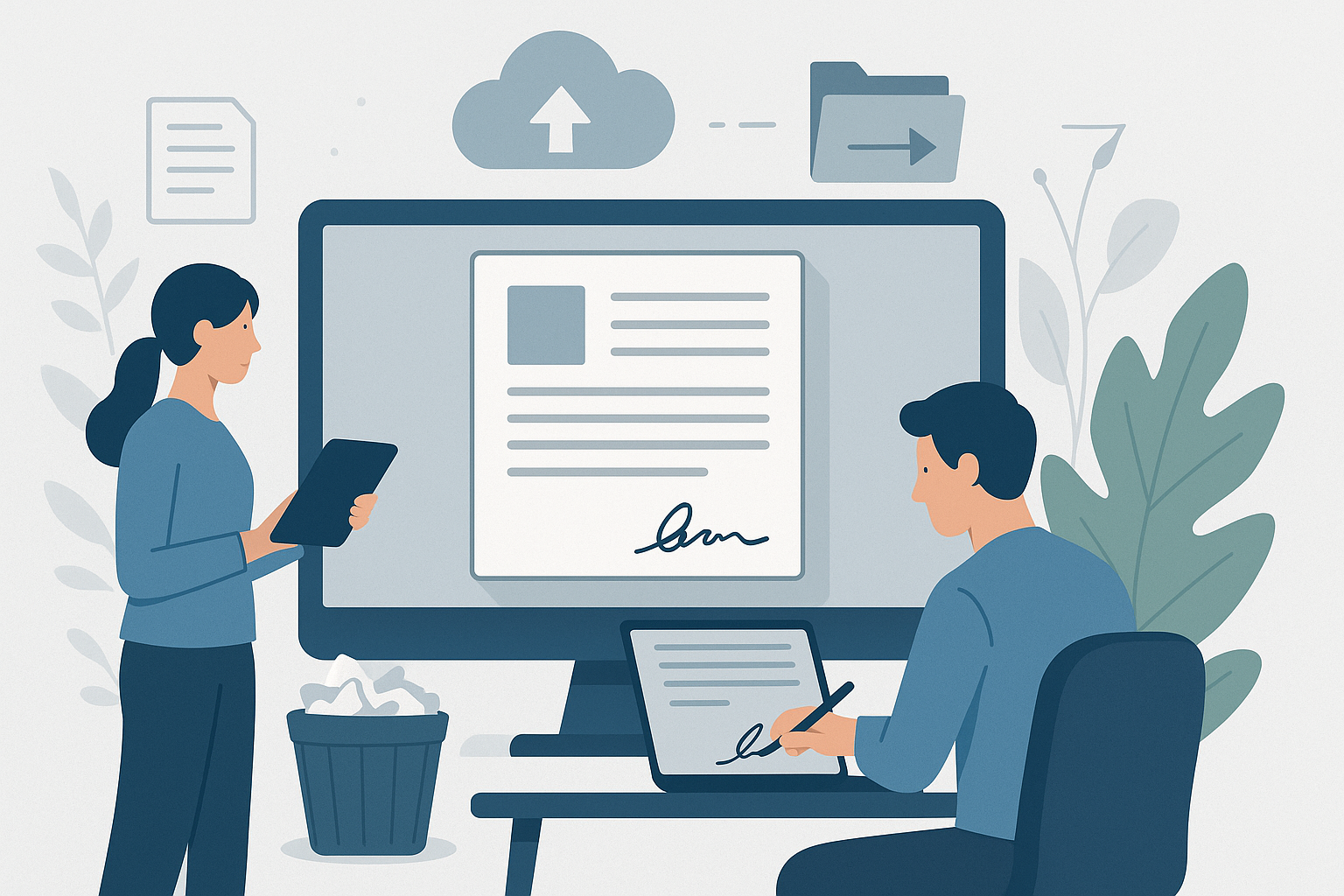 전자문서 시대: 종이 없는 사무실을 위한 기초 가이드