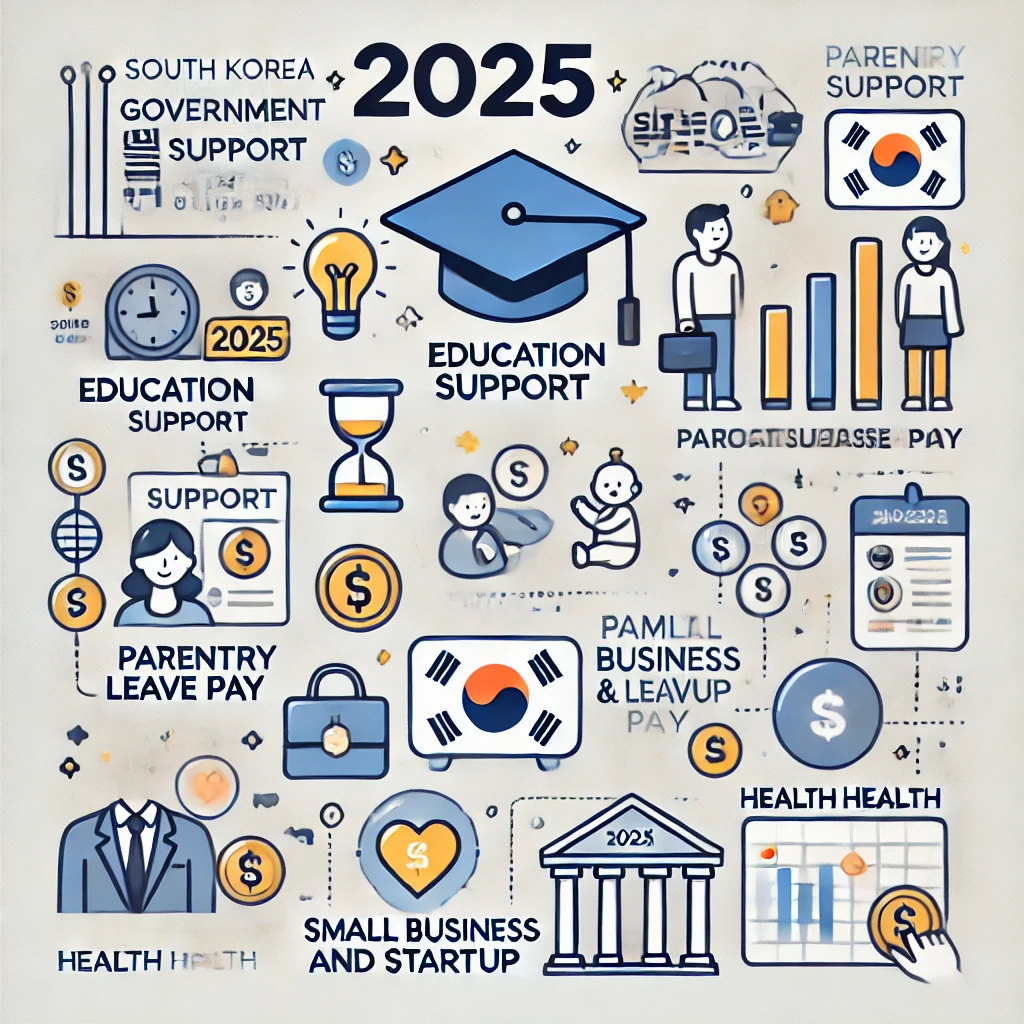 2025 대한민국 정부지원혜택 총정리｜교육&middot;육아&middot;창업&middot;건강까지