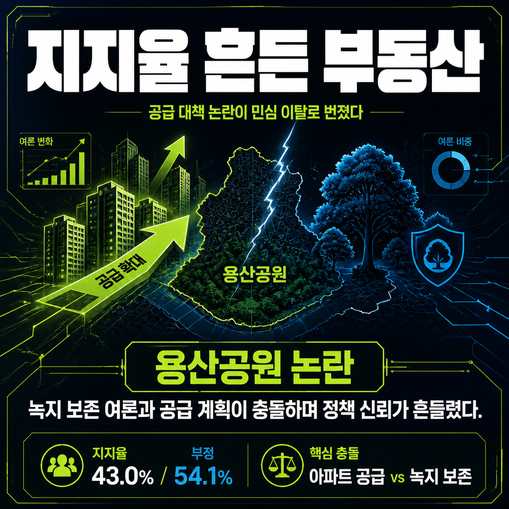 지지율 흔든 부동산