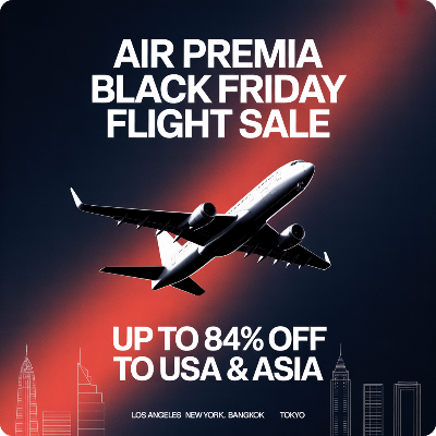 에어프레미아 블랙 프라이데이 특가 항공권 할인 이미지
