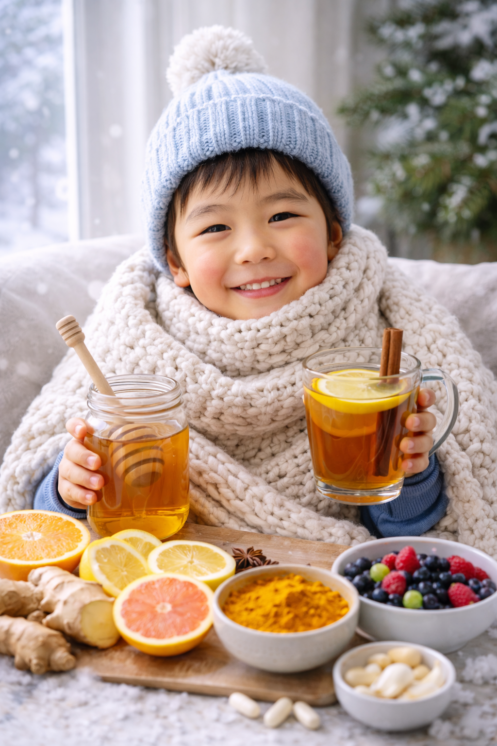 겨울철 어린이 감기예방