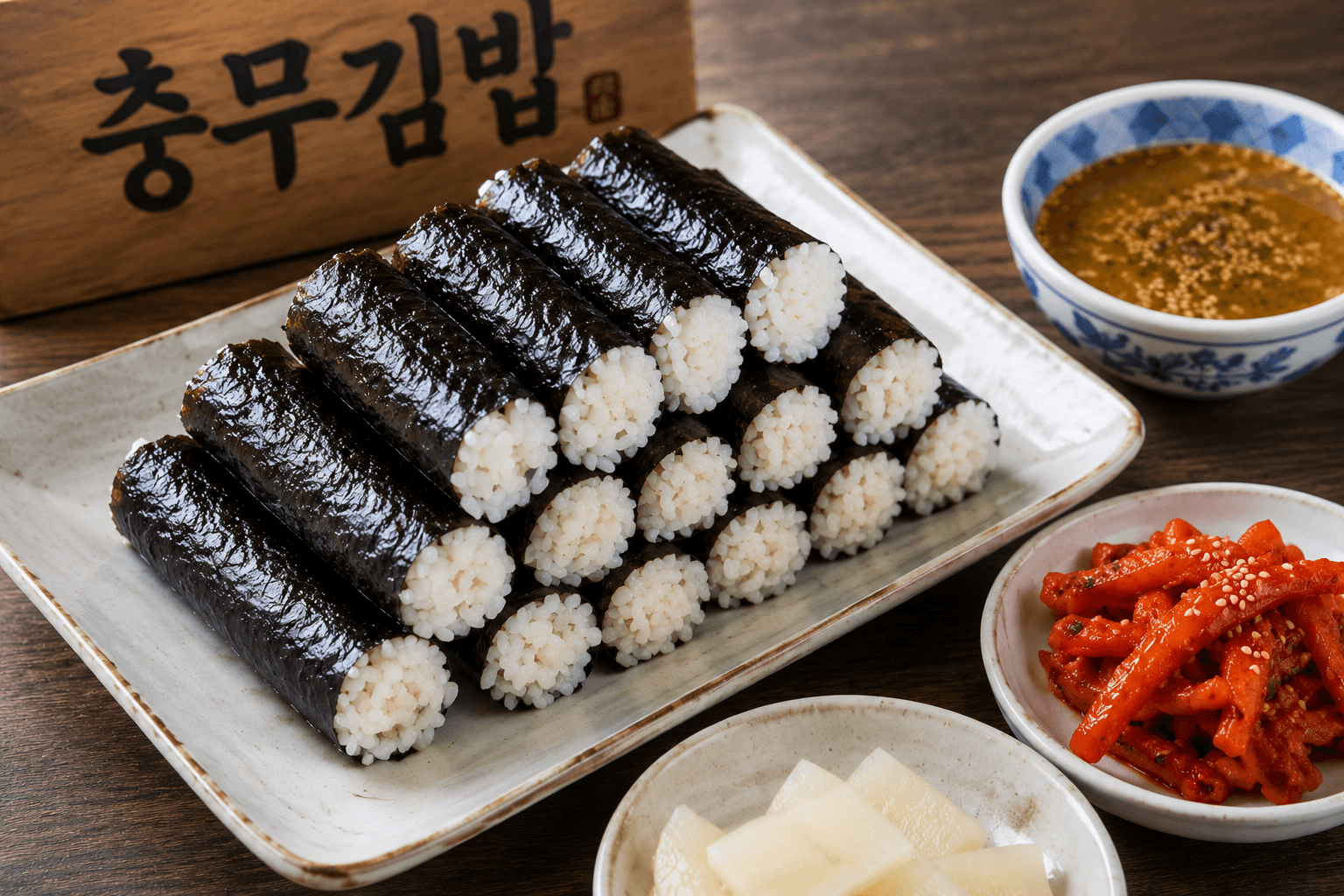 통영에서 유명한 충무김밥