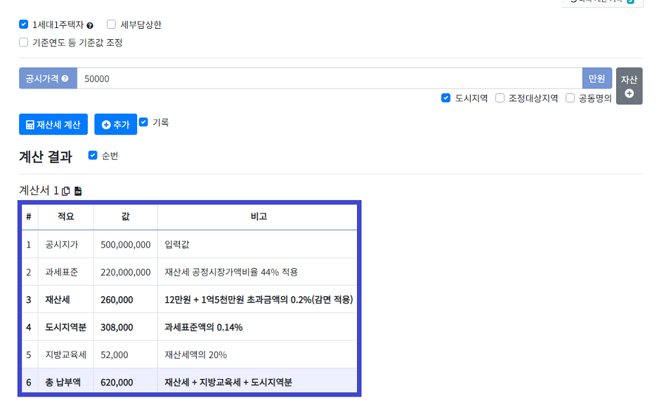 재산세 조회2
