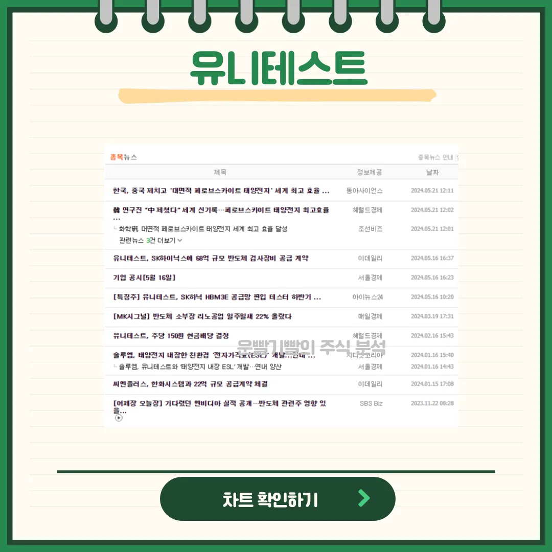 유니테스트 뉴스