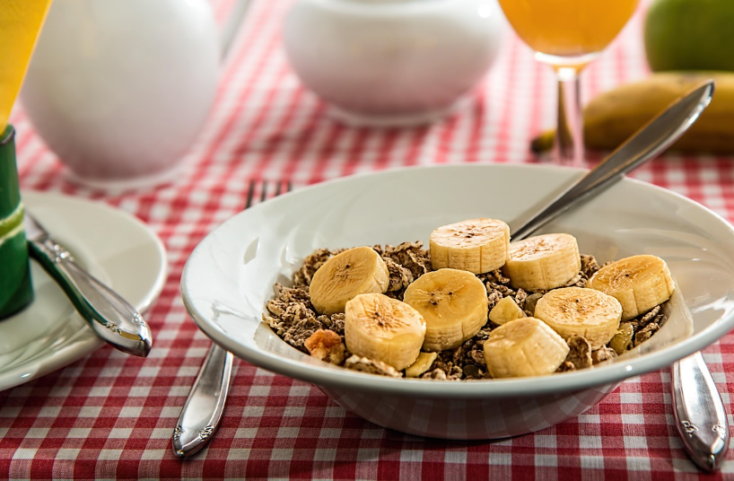 시리얼바나나 식사