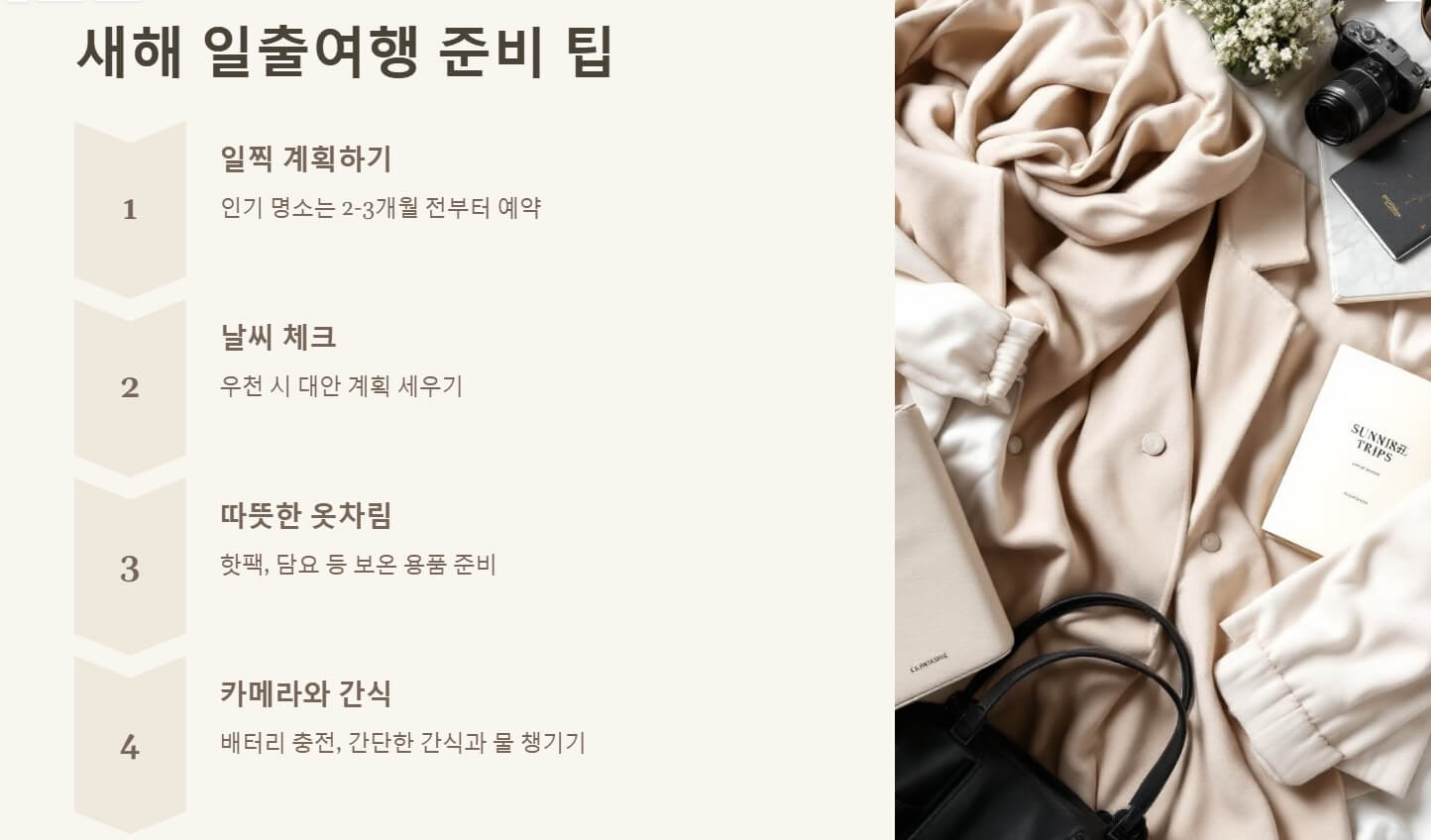 새해 일출여행