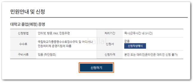 민원신청