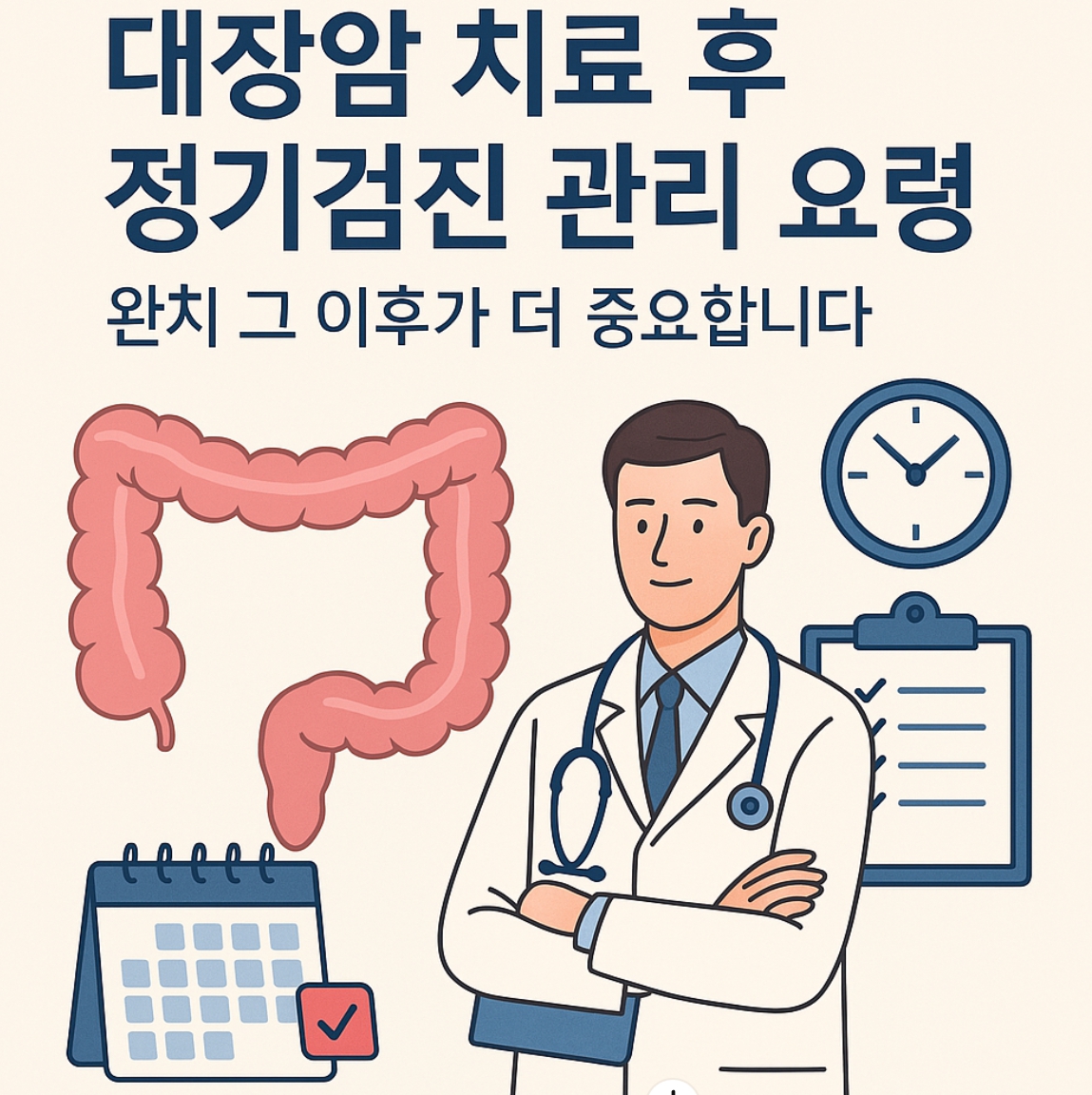 대장암 치료후 정기검진 관리요령