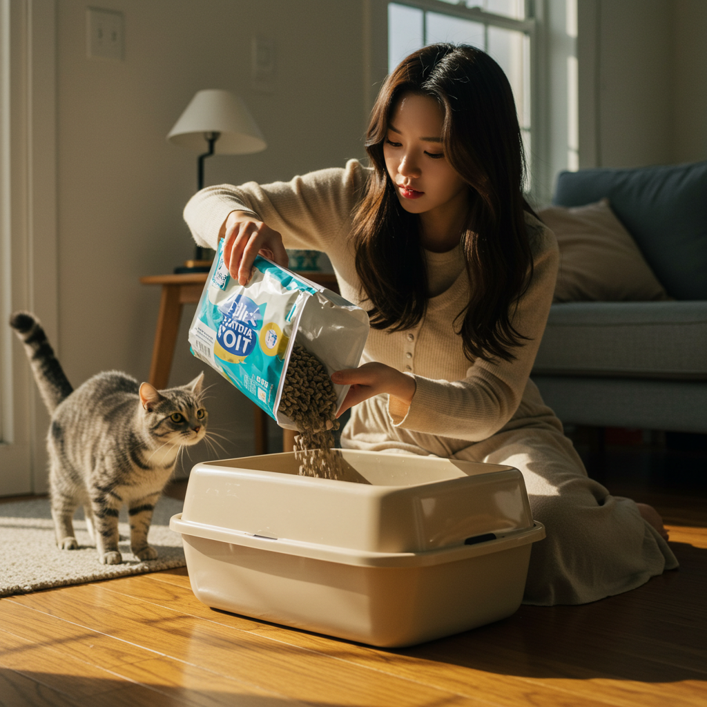 두부 모래 장단점