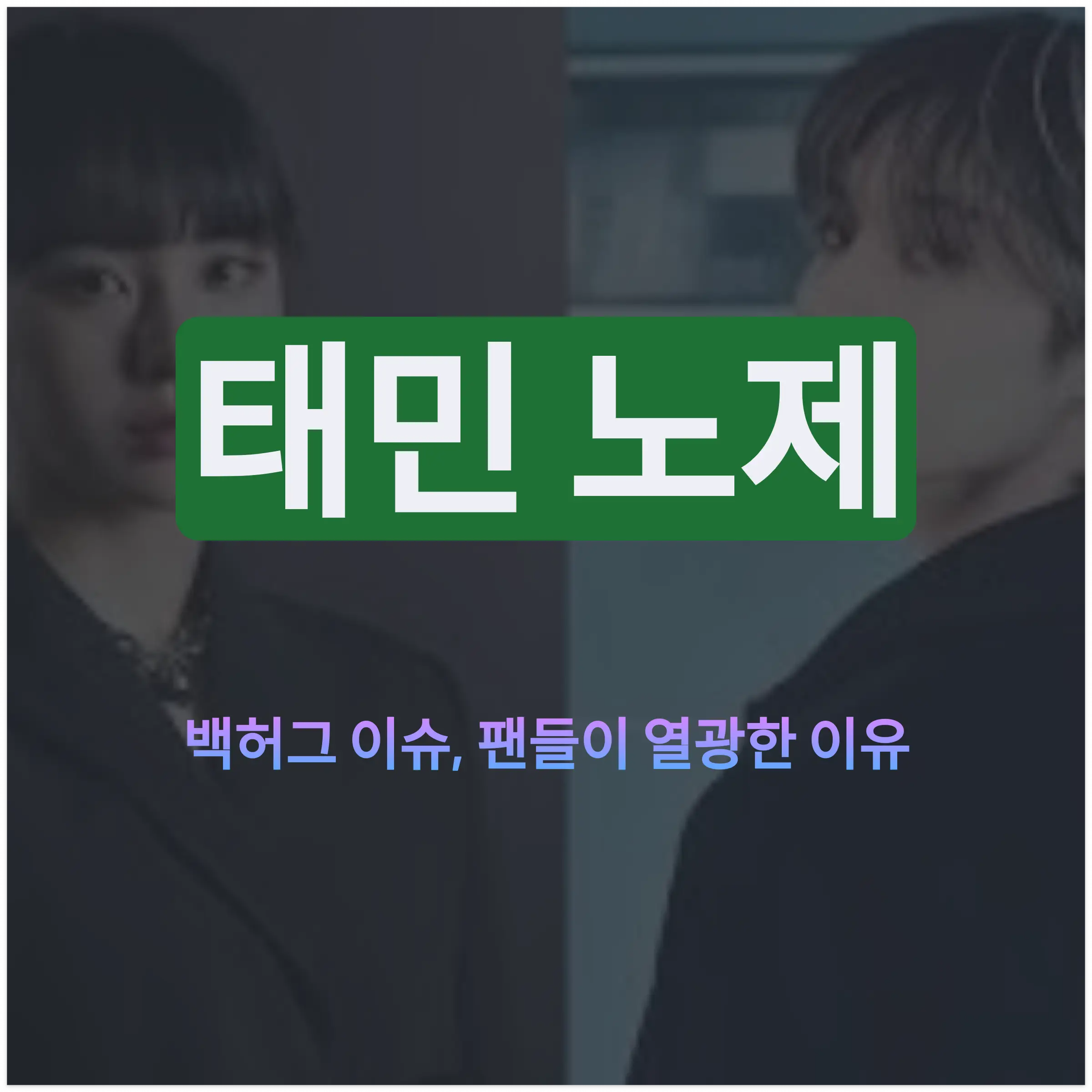 태민 노제 백허그