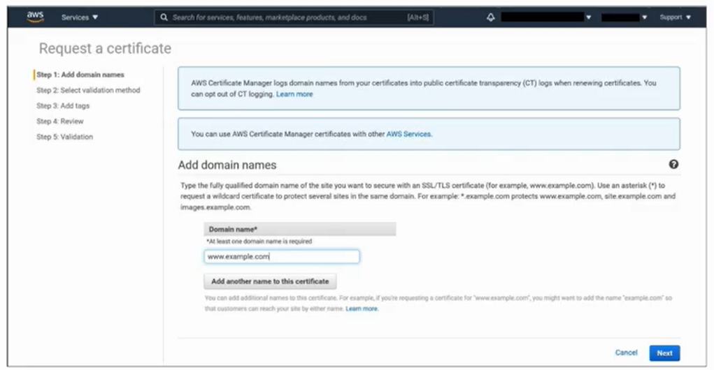 인증서 발급 / Import 가능