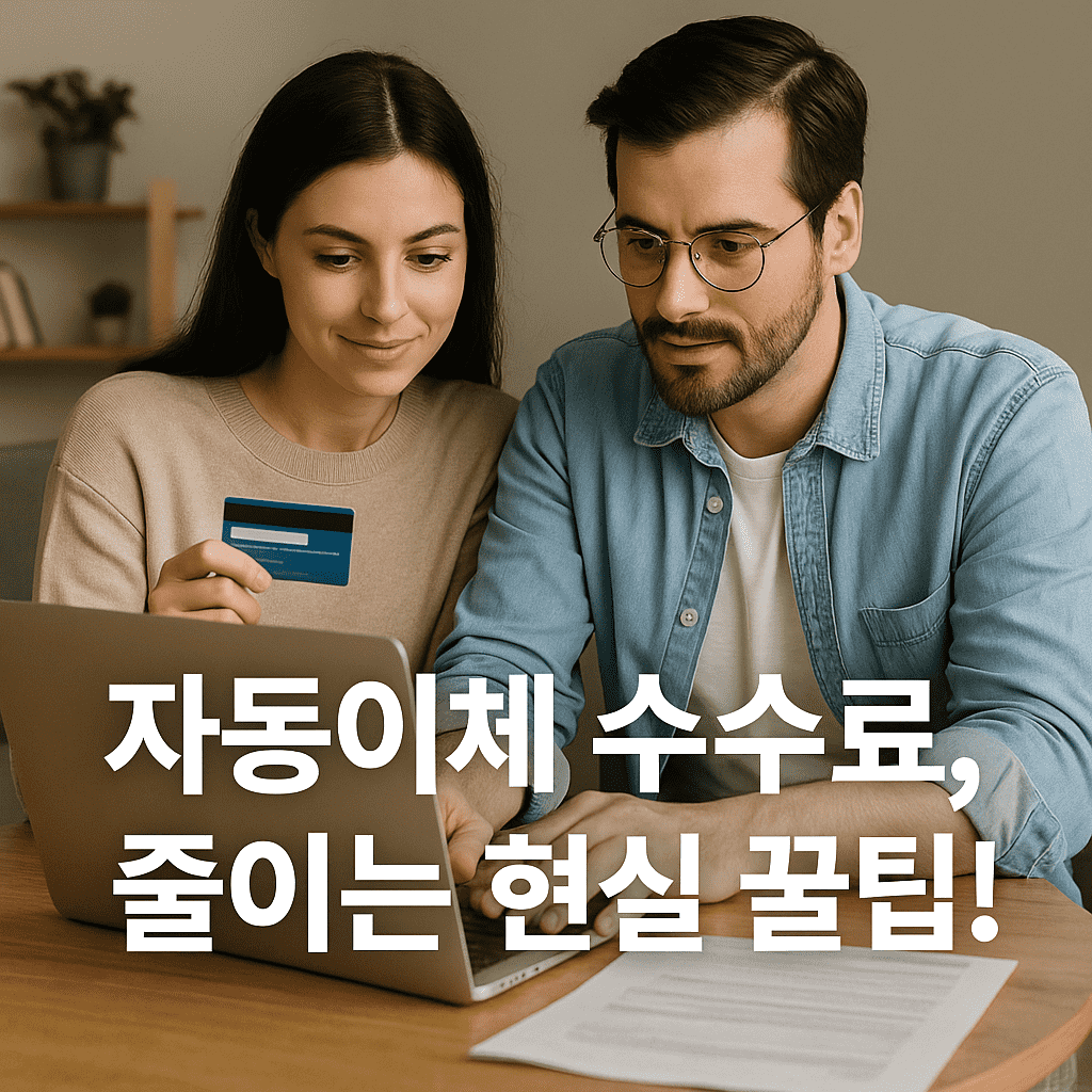 자동이체 수수료 줄이기 꿀팁 총정리 (카드사별 혜택 비교)