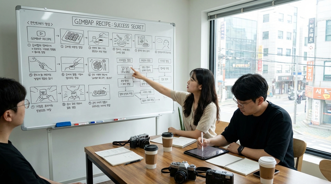 합격을 위한 치밀한 유튜브 콘텐츠 기획과 스토리보드 작성 과정