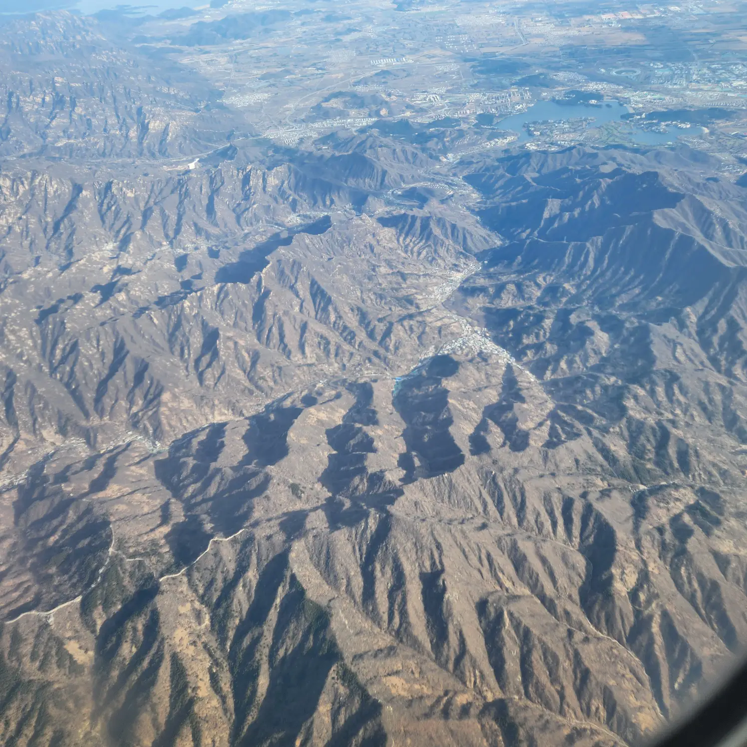 몽골-산속-마을