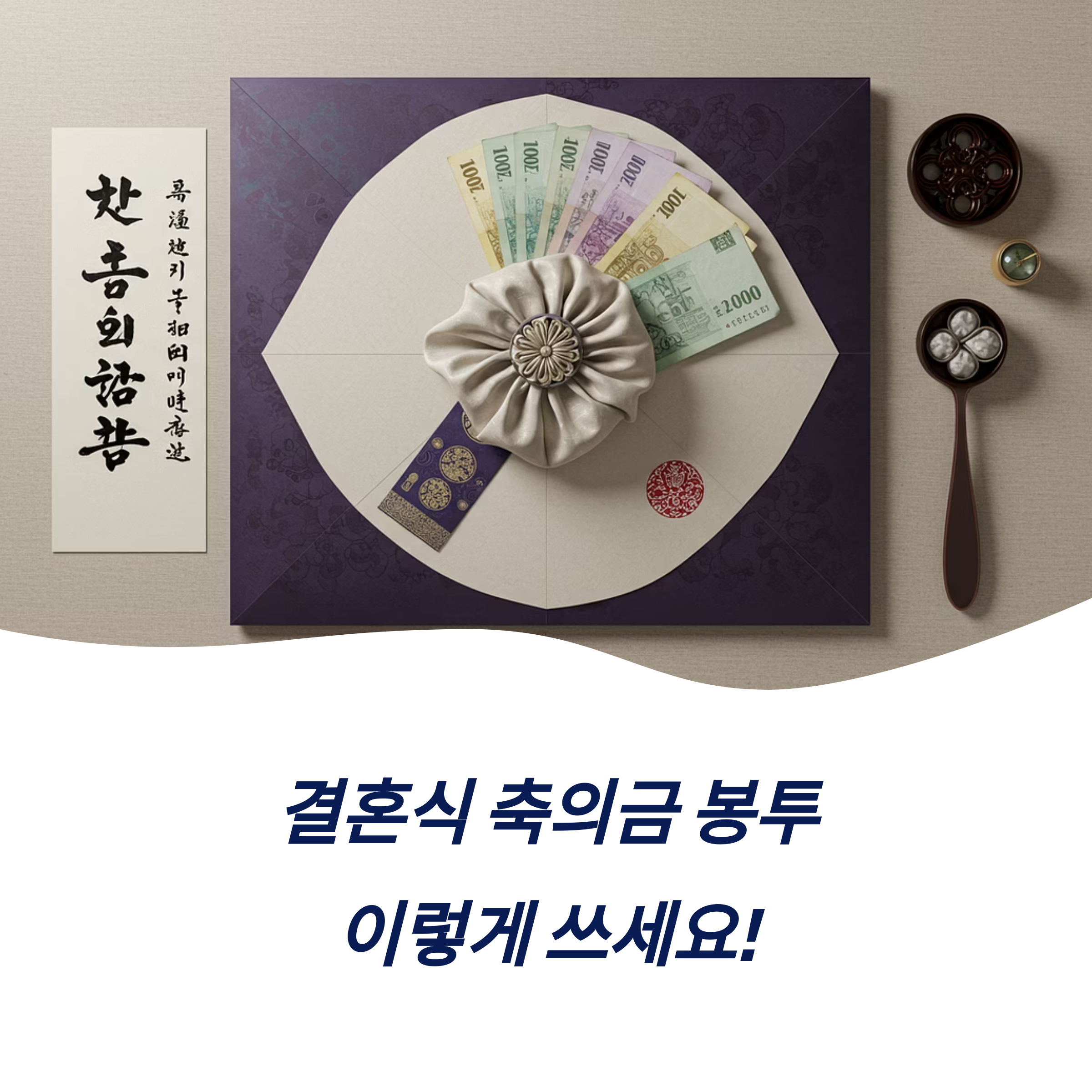 축의금 봉투 이름 위치 작성법 예절 적절한 액수 총정리