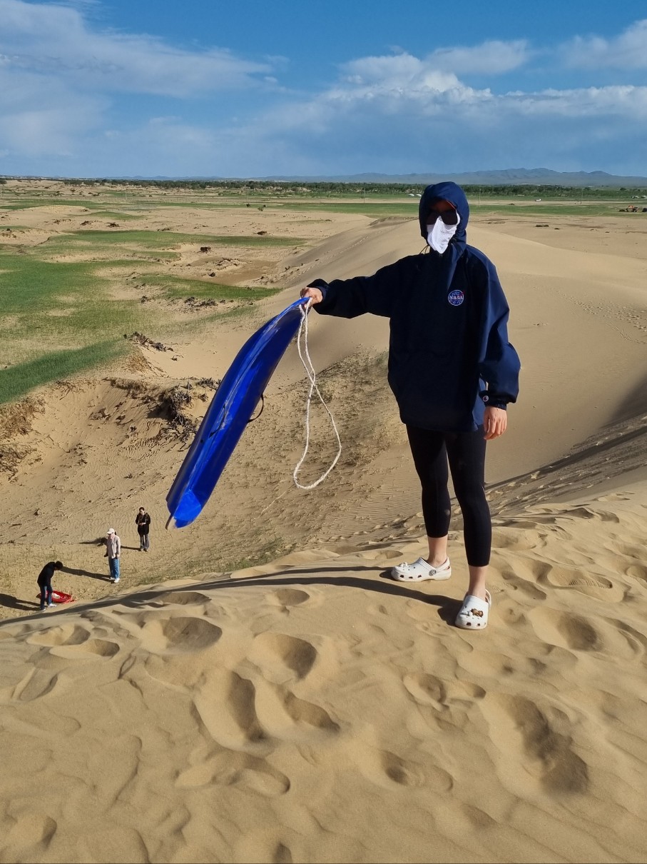 6월 몽골 옷차림_사막