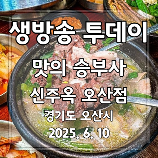 생방송 투데이 맛의 승부사
