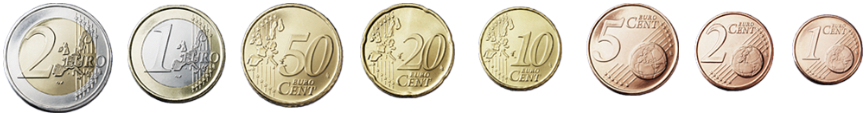 유로 동전 앞면 견양