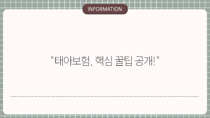 태아보험 순위 - 인기 상품 비교 및 추천