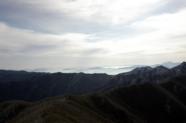 민주지산 관련 사진 (운해)
