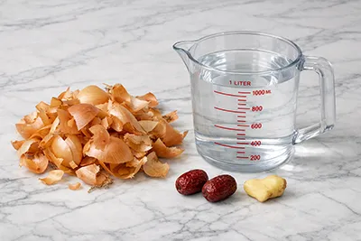 양파껍질차 재료