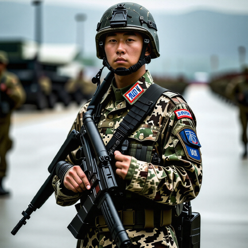 AI로 그린 군인 사진_