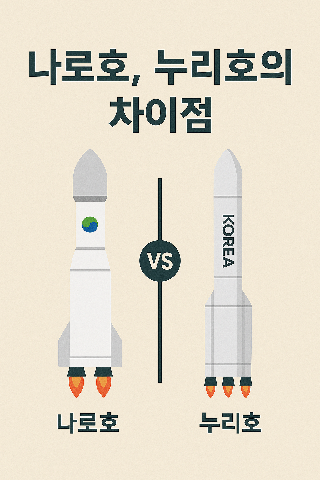나로호와 누리호 차이점 총정리|러시아 합작 로켓 vs 한국형 발사체