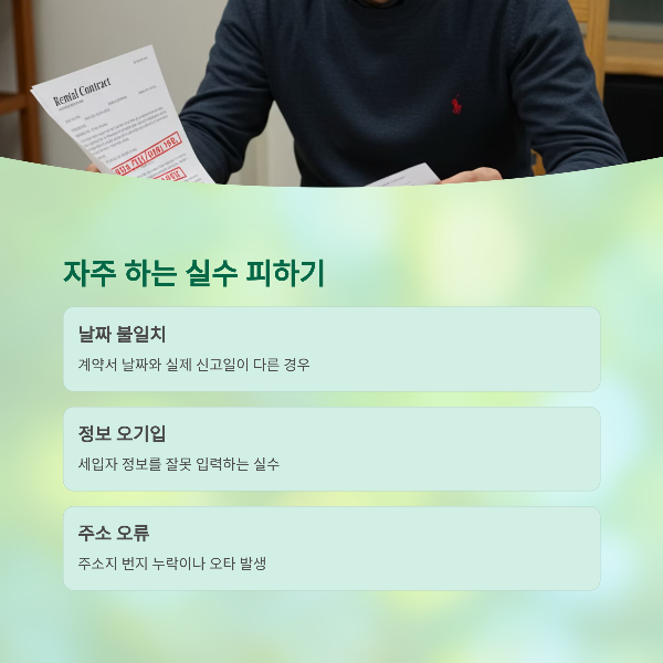 신고 전 확인해야 할 체크리스트
