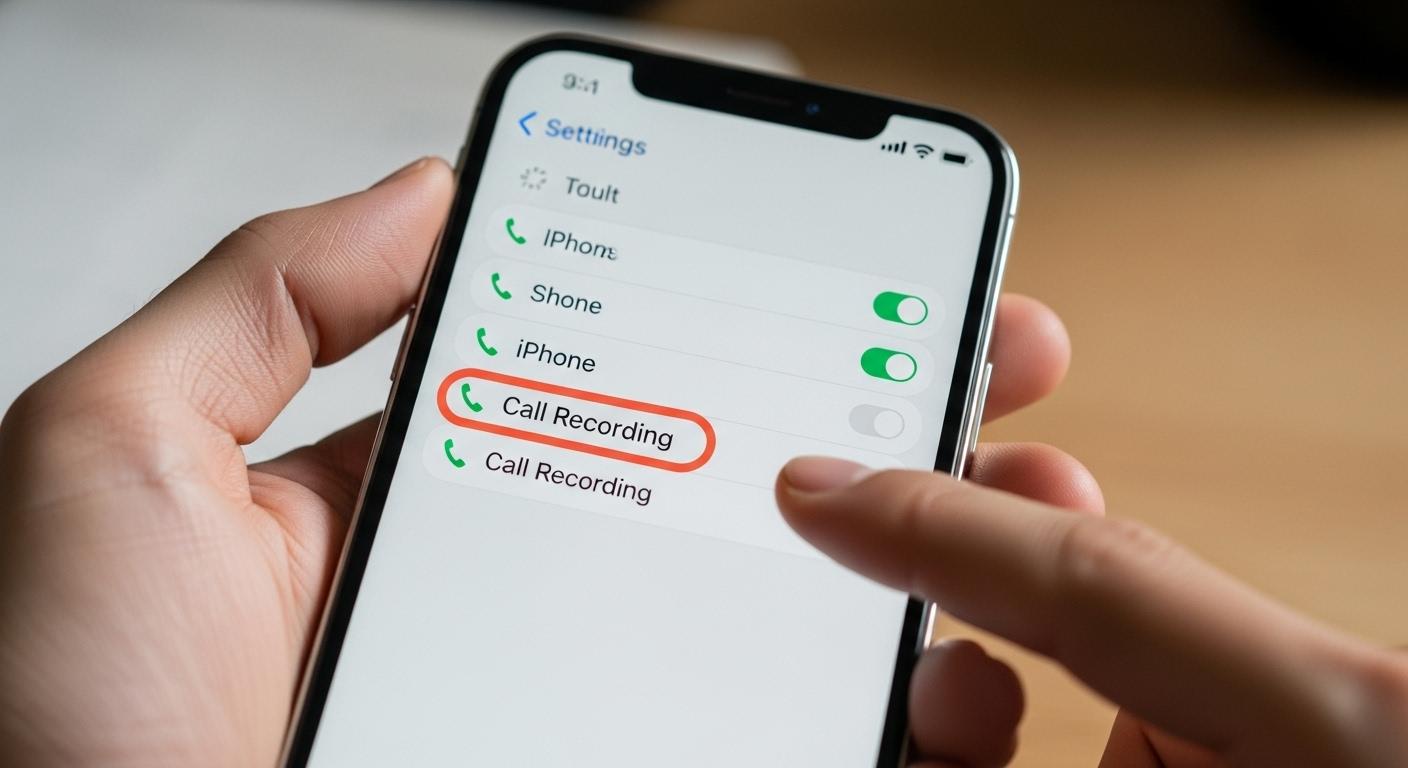 아이폰 통화녹음기능 없애기