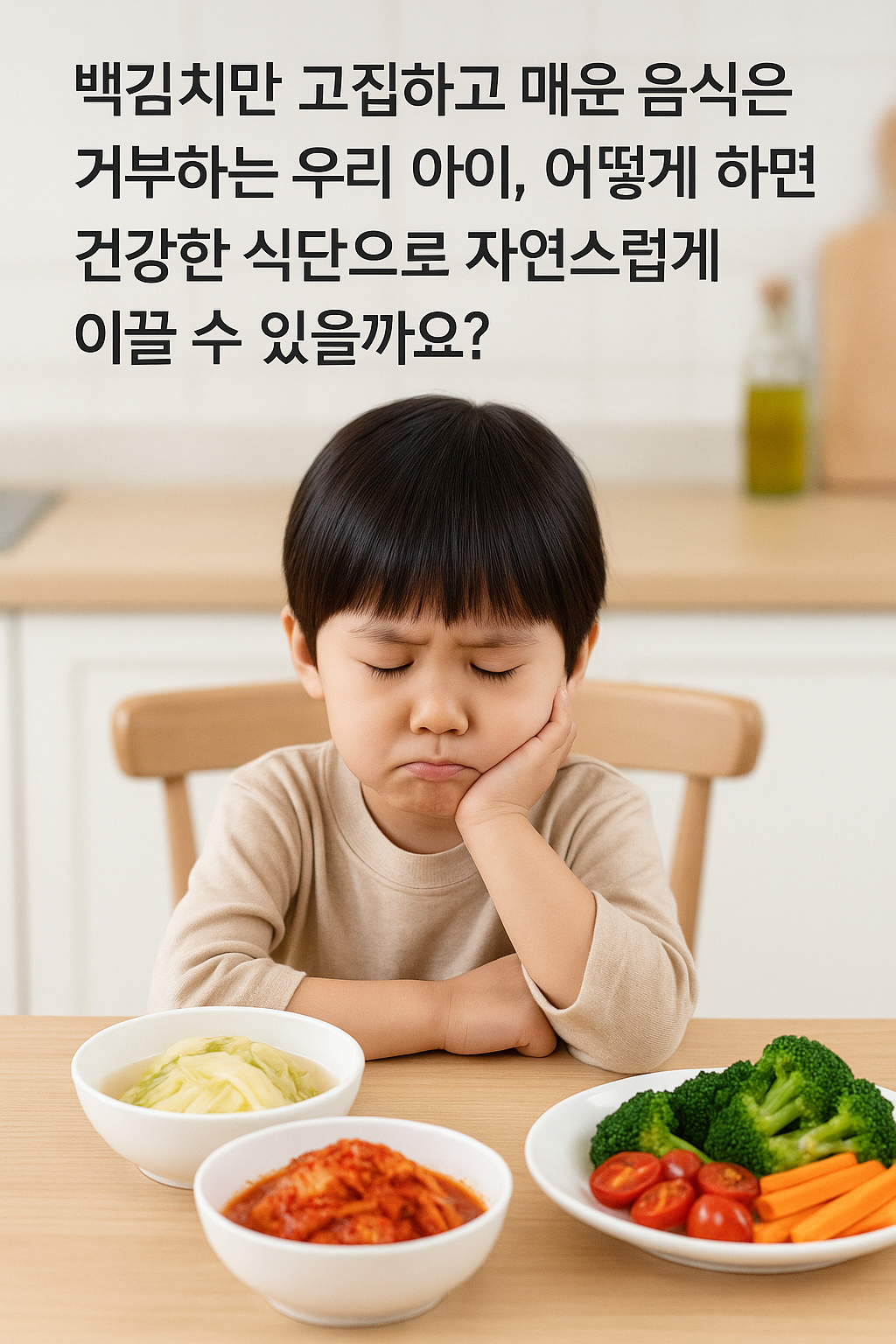 7세 유치원 아이 매운음식 적응하기