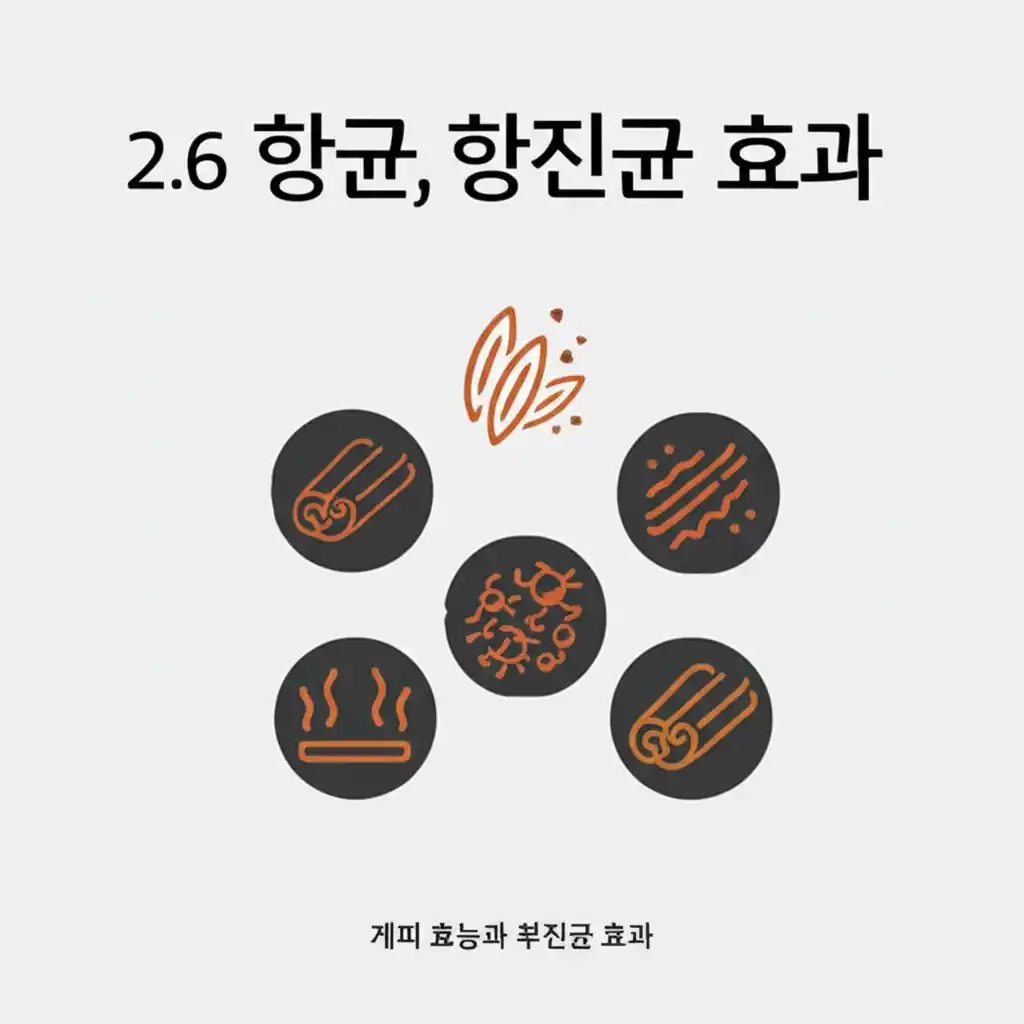 계피 효능 중 항균, 항진균 효과로 세균과 곰팡이로부터 보호하는 이미지