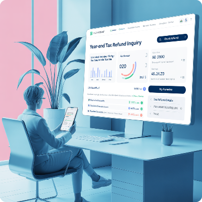 연말정산 환급금 조회 이미지