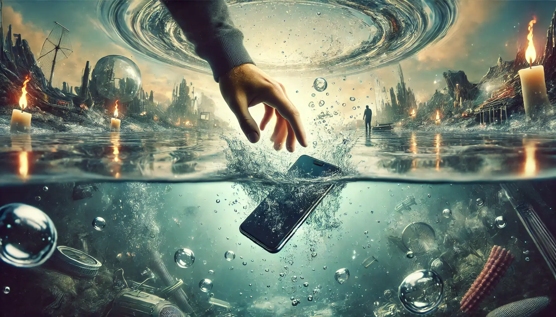 핸드폰이 물에 빠지는 꿈 해몽