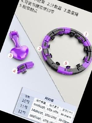 3FIT 스마트 훌라후프