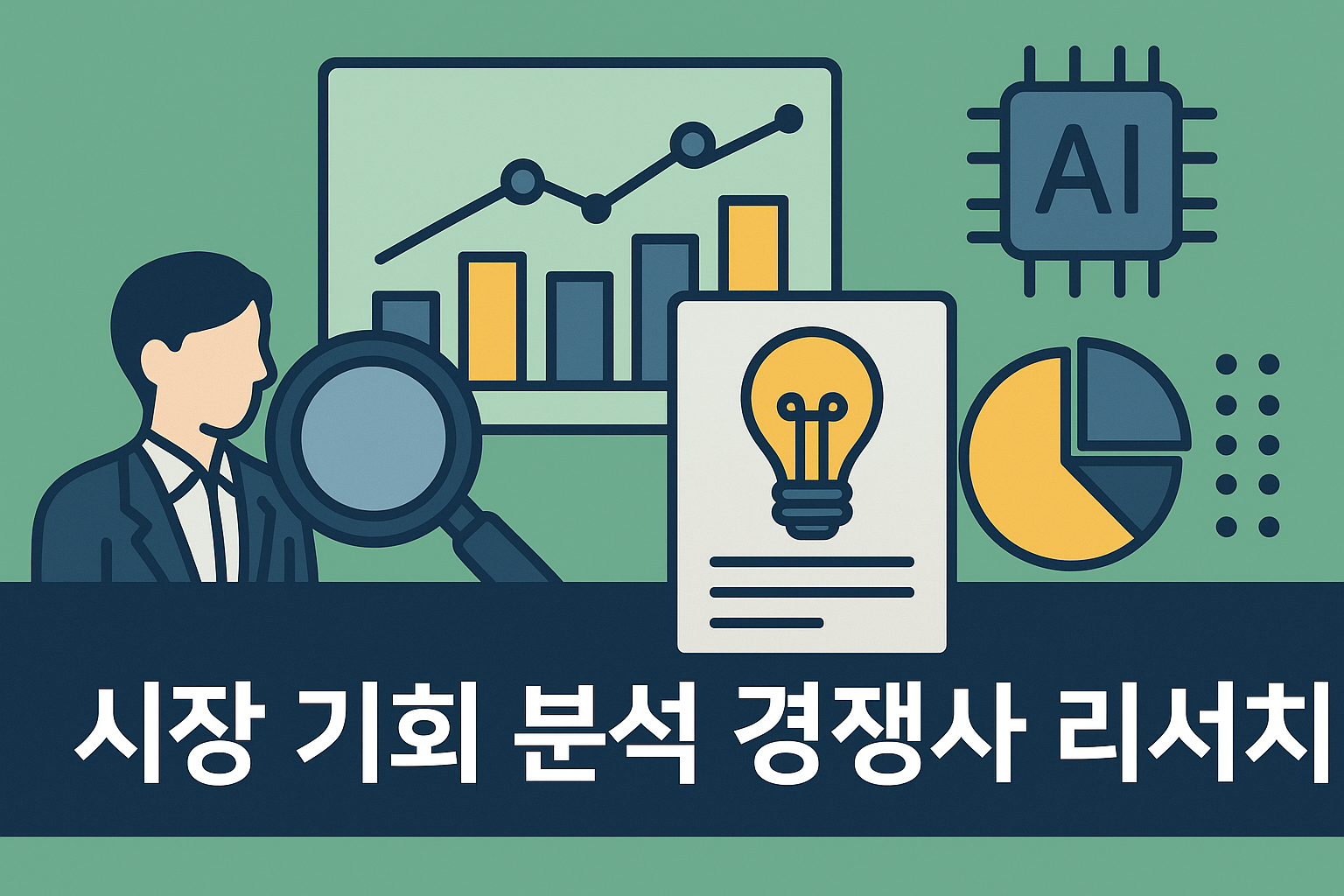 시장 기회 분석 경쟁사 리서치 관련 이미지