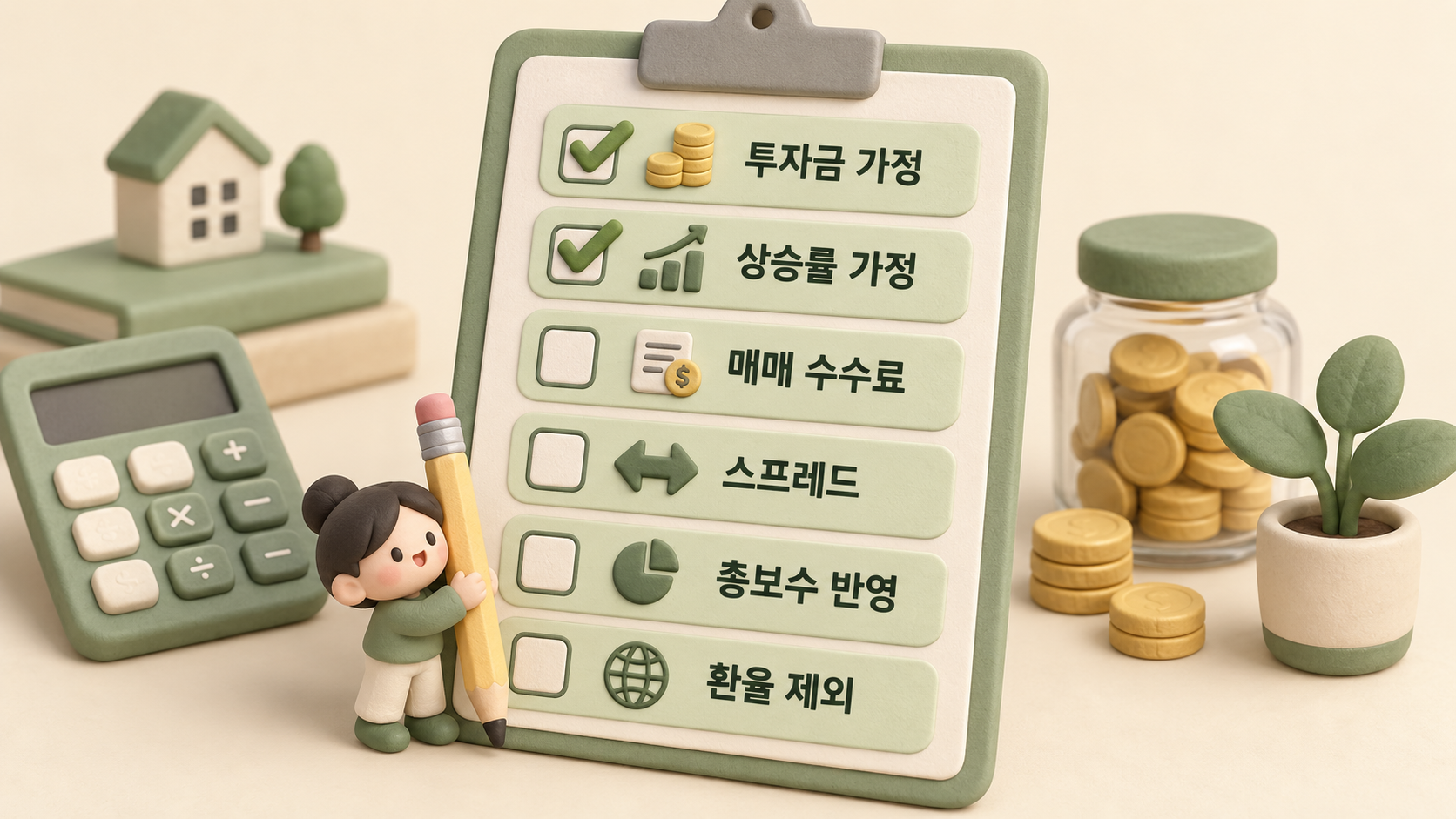 계산 가정 체크리스트