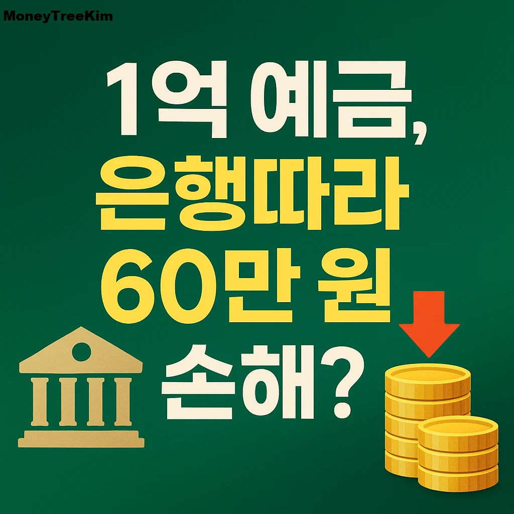 연이자만 수백? 1억 예금 수익 좋은 은행은? 썸네일