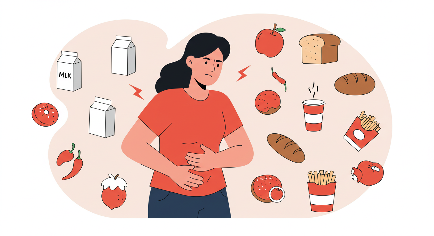 역류성 식도염&amp;#44; 식중독