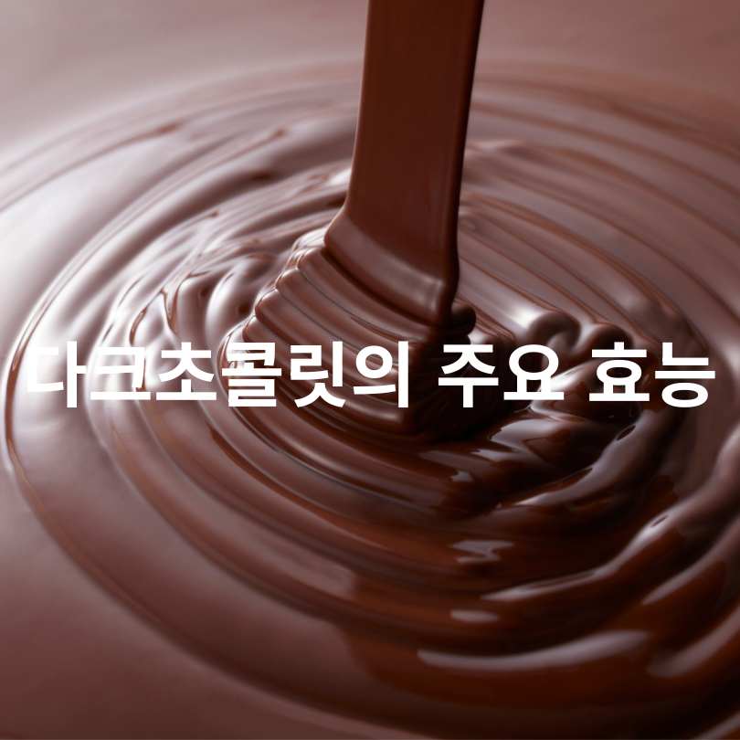 다크초콜릿 효능