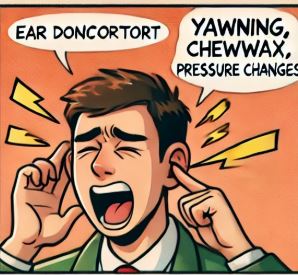 한쪽귀 먹먹 하다면? :귀막혔을때 해결방법