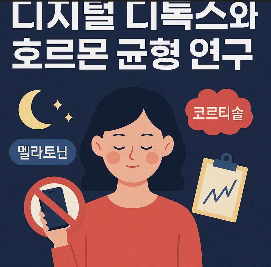 디지털 디톡스와 호르몬 균형: 멜라토닌·코르티솔의 회복 리듬